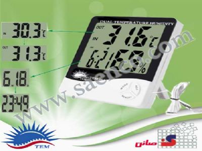 دماسنج و رطوبت سنج ماکزیمم و مینیمم, مدل TEM-882